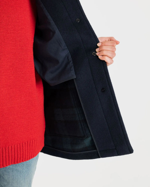 Gloverall Women's George Jacket Navy Black Watch