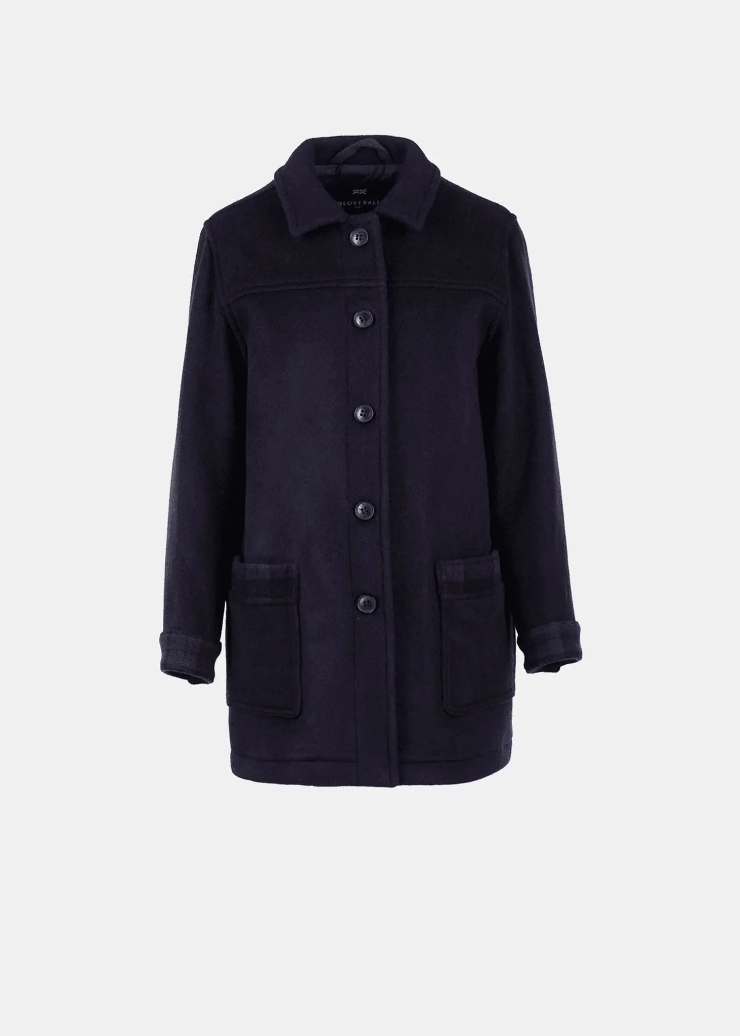 gloverall Women's George Jacket Navy Black Watch