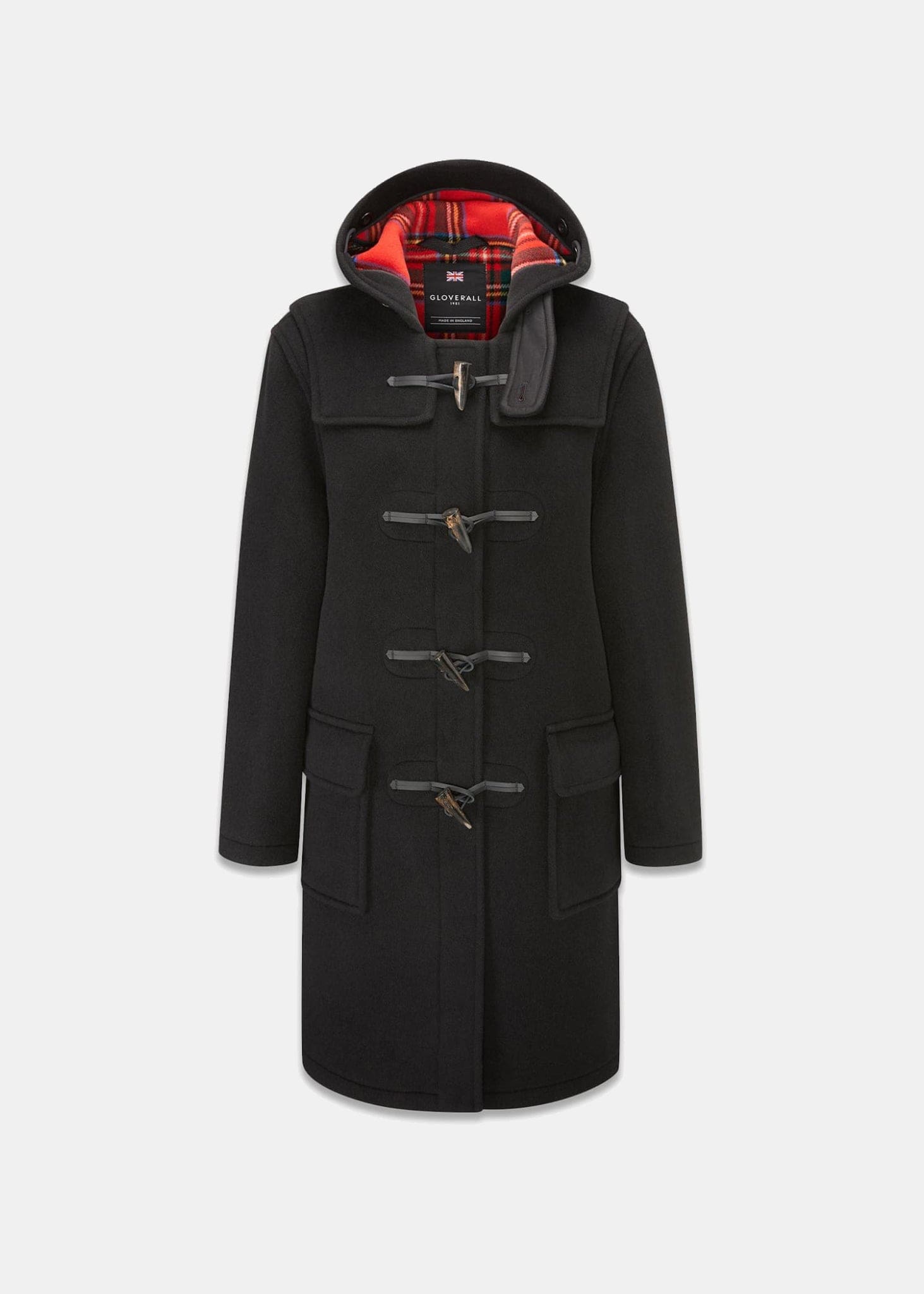 gloverall Women's Morris Duffle Coat Black Stewart