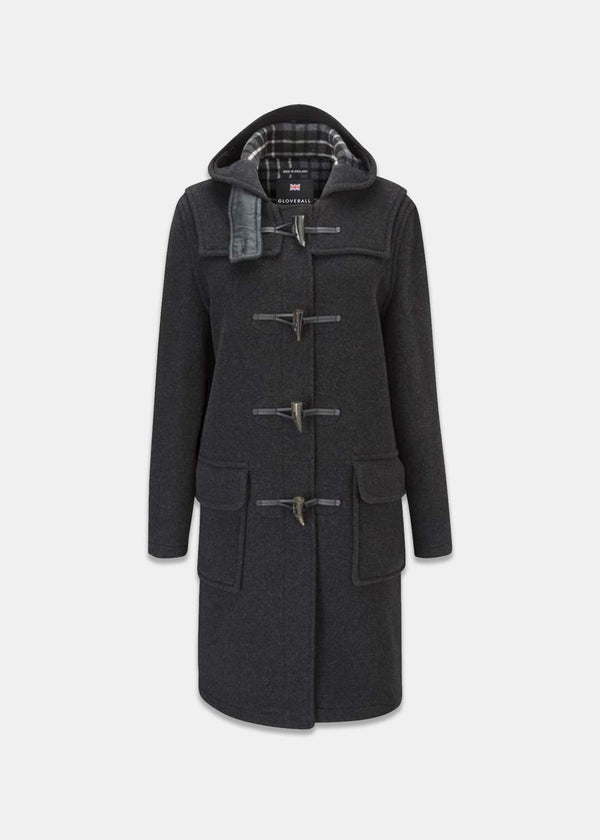 Gloverall Women's Morris Duffle Coat FC Charcoal