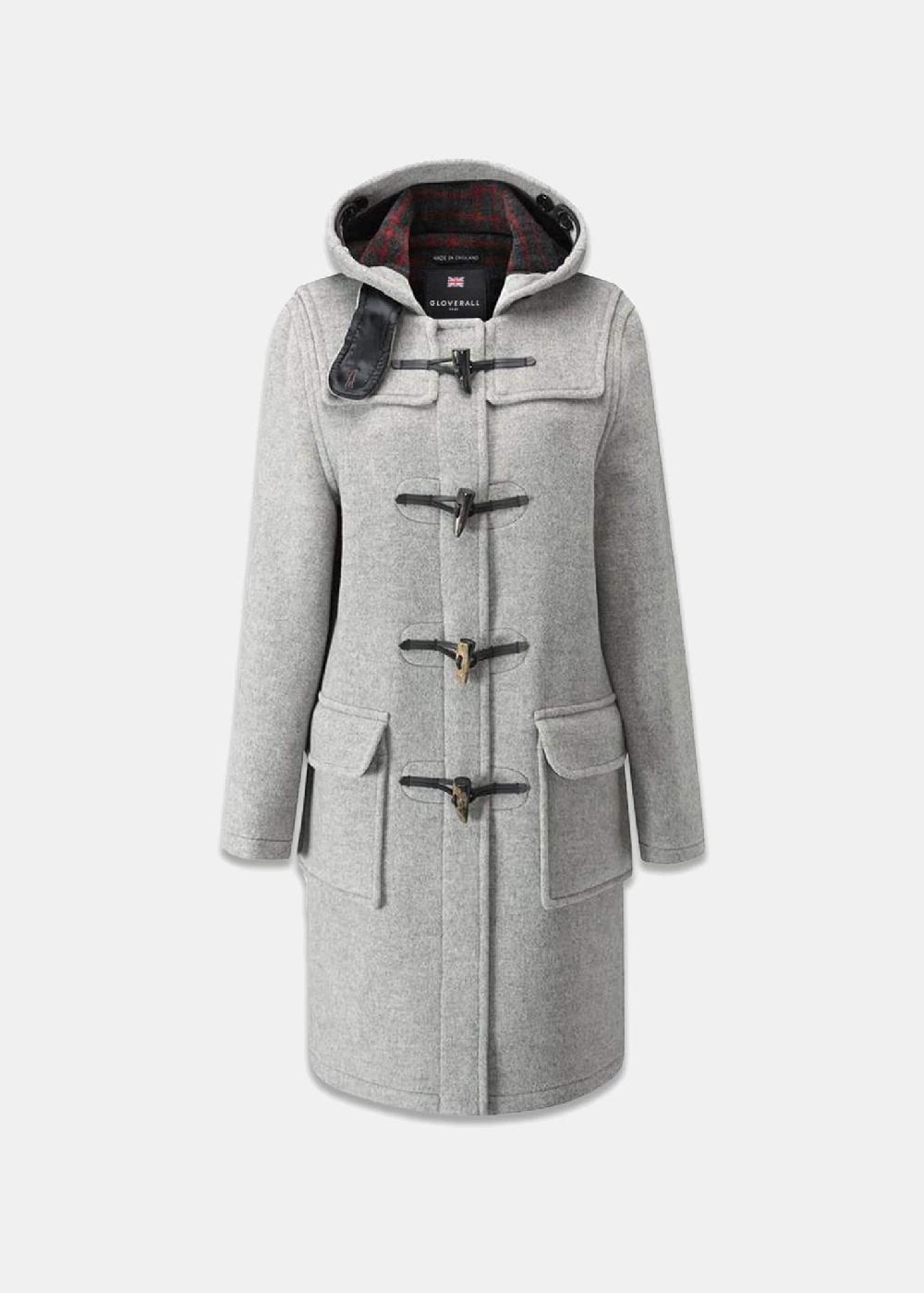 gloverall Women's Morris Duffle Coat FC Silver