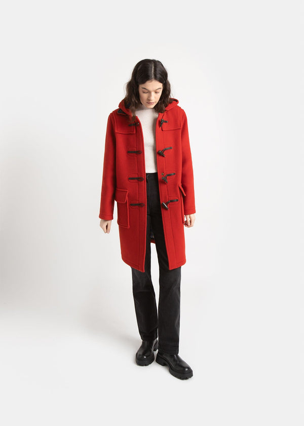 Gloverall Women's Morris Duffle Coat Red Thomson