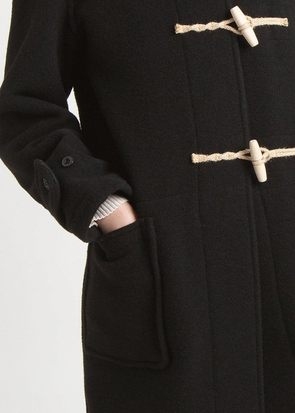 Gloverall Women's Original Monty Duffle Coat Black