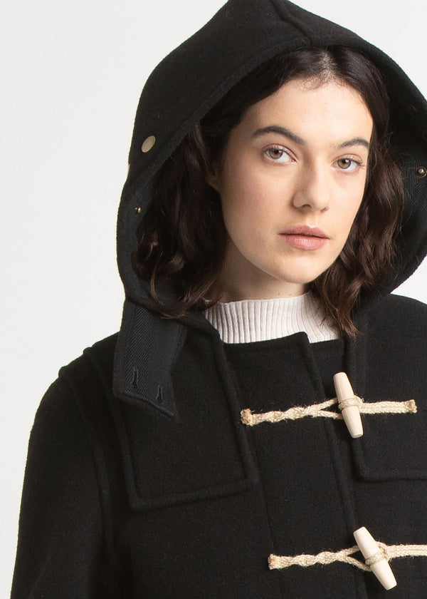 Gloverall Women's Original Monty Duffle Coat Black