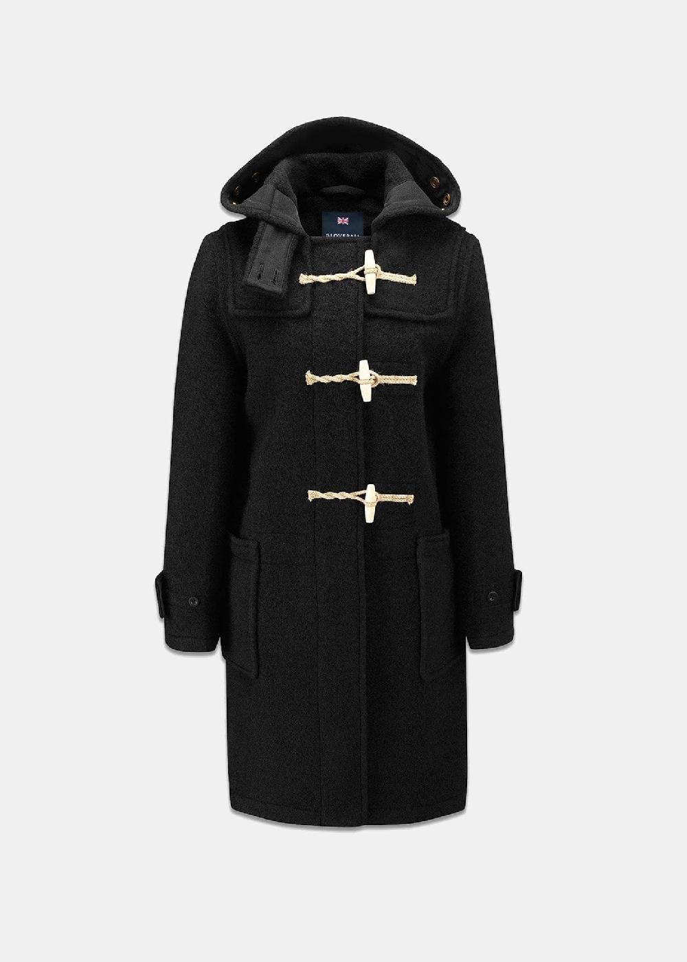 gloverall Women's Original Monty Duffle Coat Black