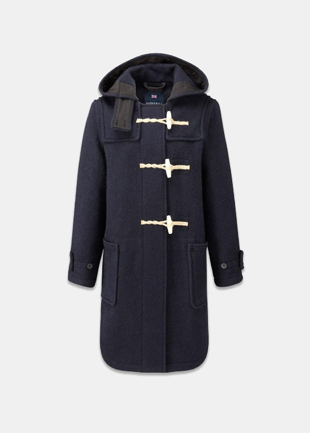 gloverall Women's Original Monty Duffle Coat Navy