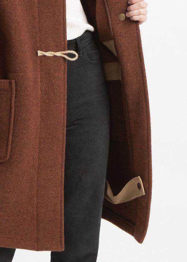 Gloverall Women's Original Monty Duffle Coat Rust