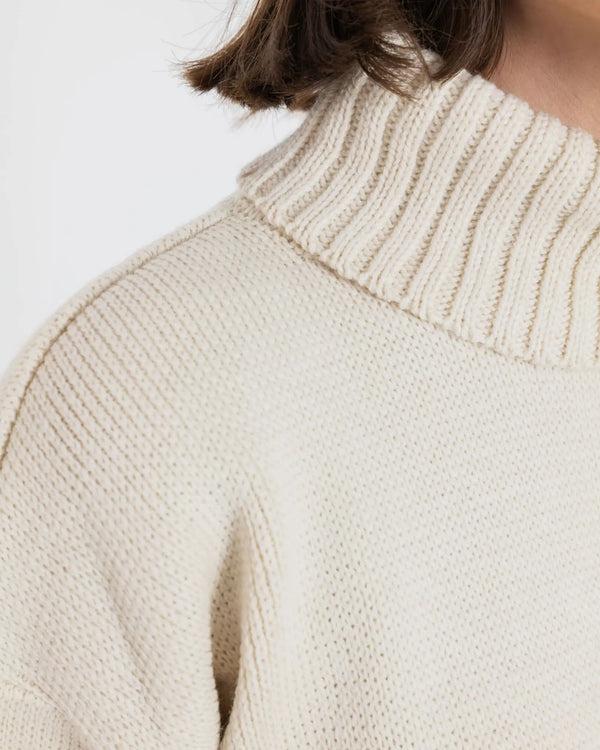 Gloverall Women's Submariner Jumper Ecru