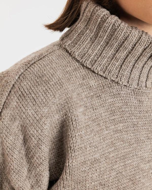 Gloverall Women's Submariner Jumper Mushroom