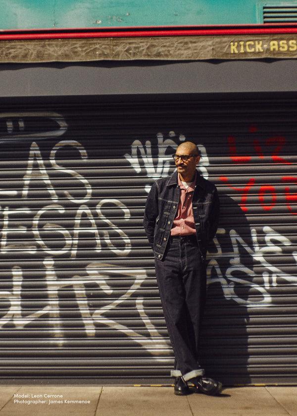 Gloverall Men's Dawson Denim Standard Fit Jeans Dark Indigo