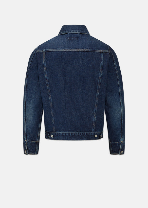 Gloverall Men's Dawson Denim Type II Jacket Washed Indigo