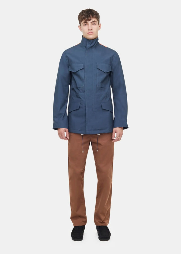 Gloverall Men's E. Tautz X Gloverall Field Jacket Blue