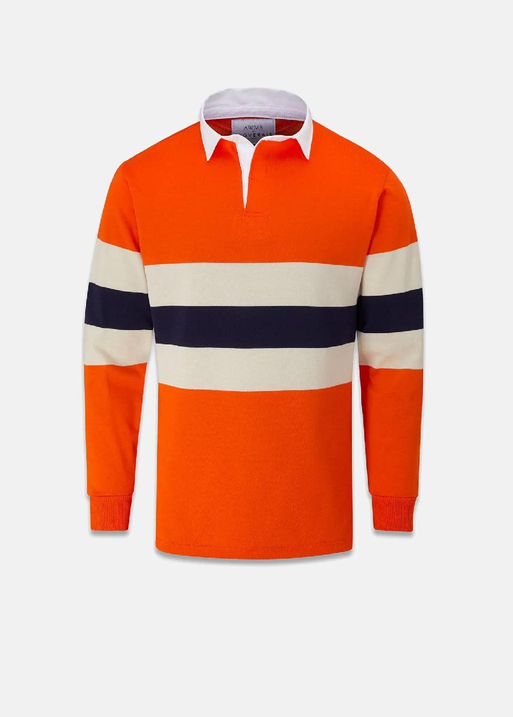 gloverall Men's Gloverall x AWMS Rugby Shirt Orange
