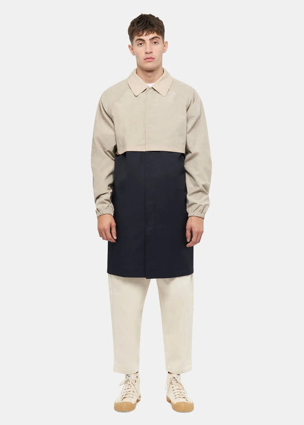 Gloverall Men's Gloverall X Les Basics Le Car Coat Navy