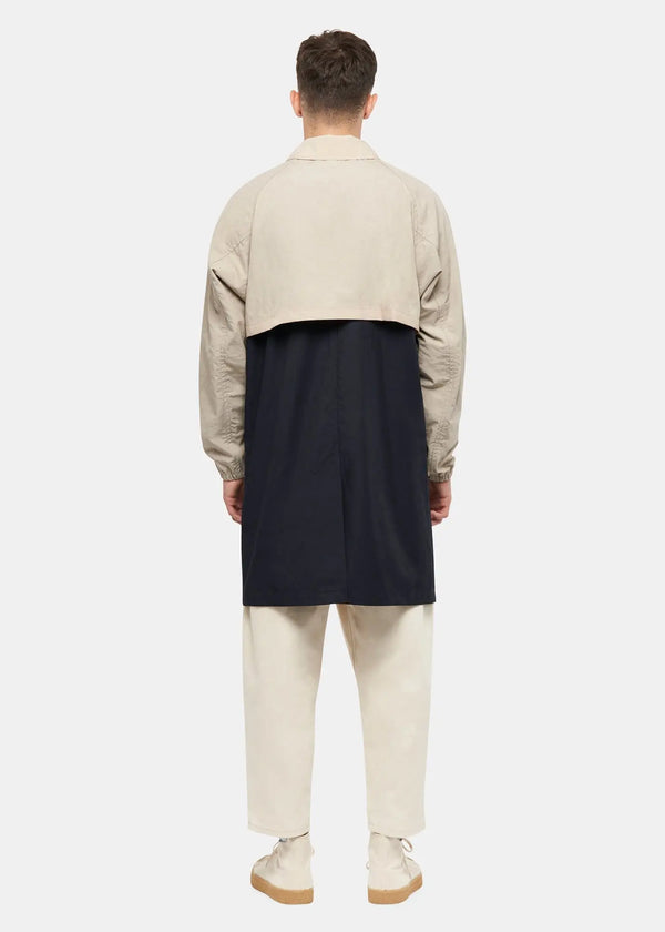 Gloverall Men's Gloverall X Les Basics Le Car Coat Navy