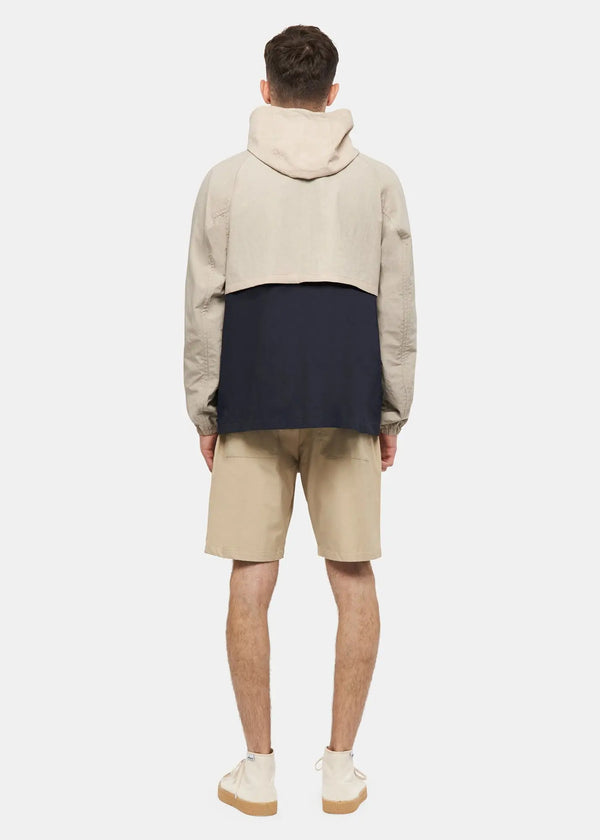 Gloverall Men's Gloverall X Les Basics Le Short Hooded Jacket Navy