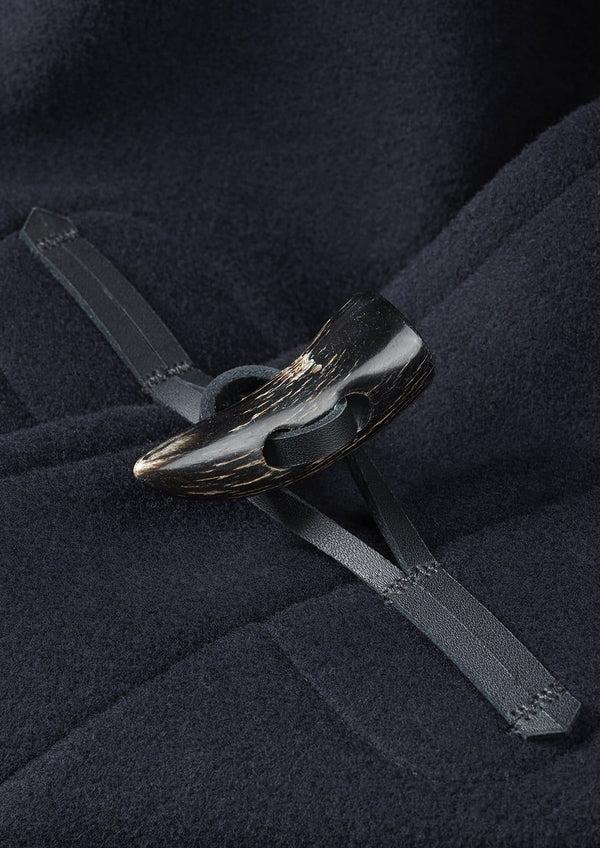 Gloverall Men's Mid-Length Morris Duffle Coat Navy Black Watch