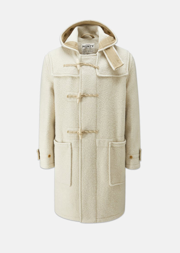 Gloverall Men's Original Monty Duffle Coat Arctic White