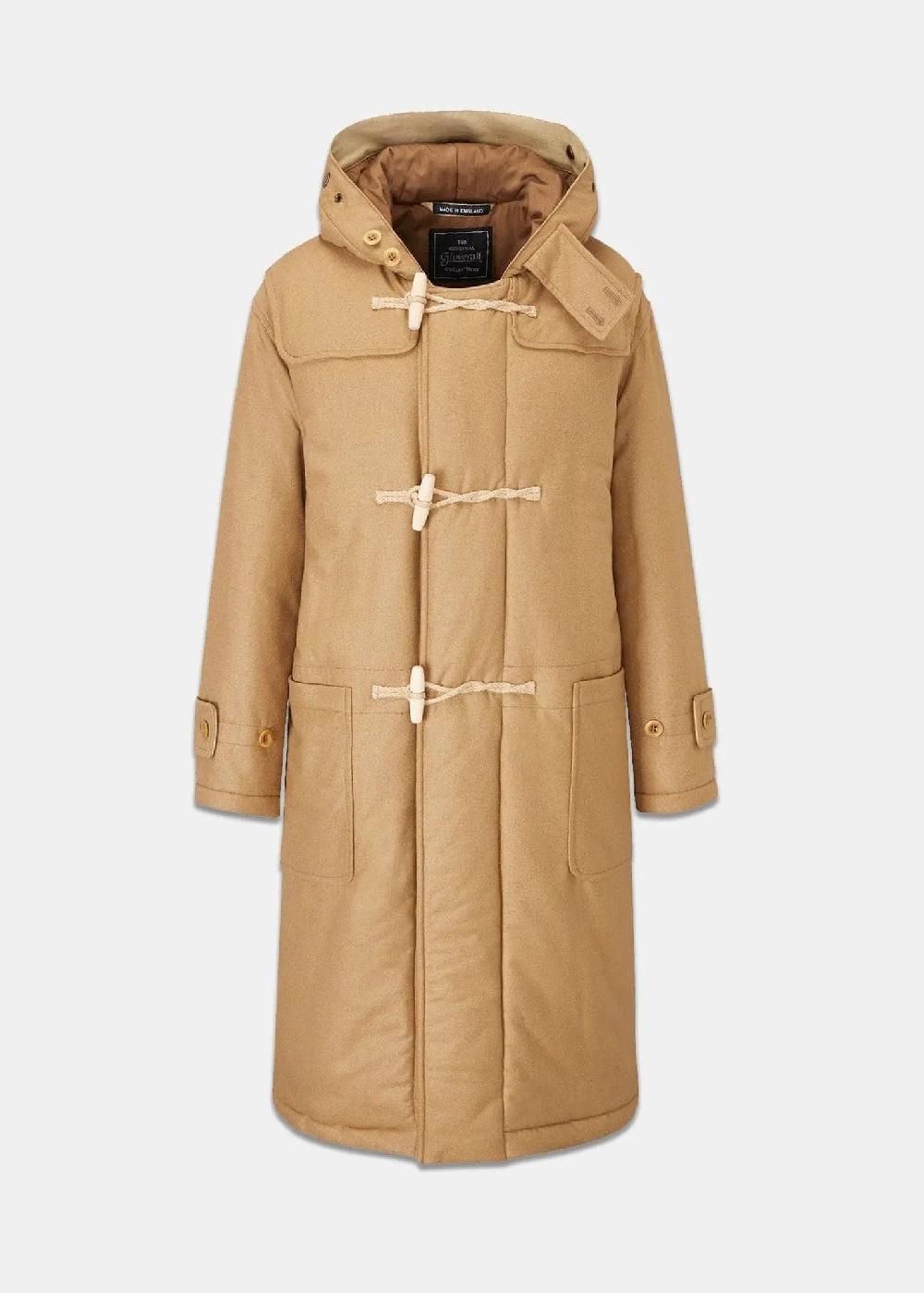 gloverall Men's Portsmouth Padded Duffle Coat Camel