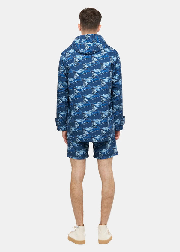 Gloverall Men's Riz X Gloverall Mid-Length Monty Duffle Coat Wave