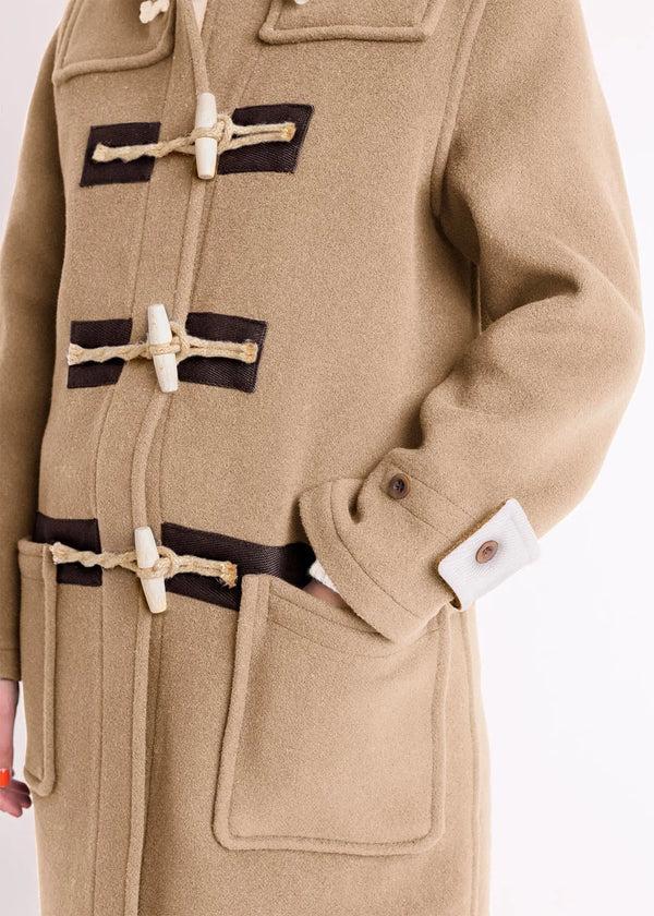 Gloverall Women's Collared Alison Duffle Coat Camel
