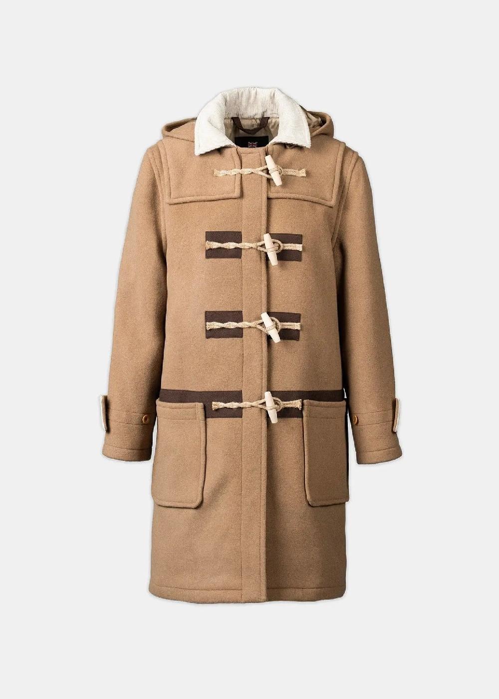 gloverall Women's Collared Alison Duffle Coat Camel