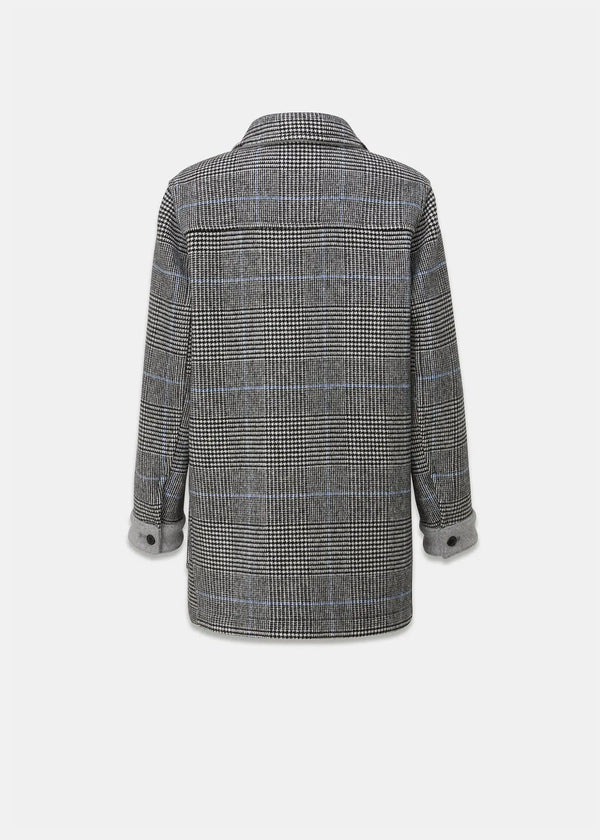 Gloverall Women's George Jacket Prince Of Wales Silver