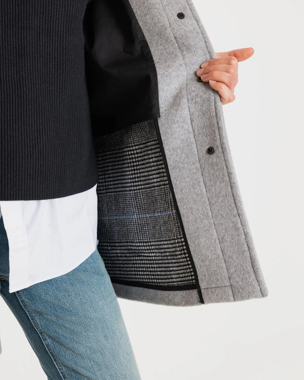 Gloverall Women's George Jacket Silver Prince Of Wales