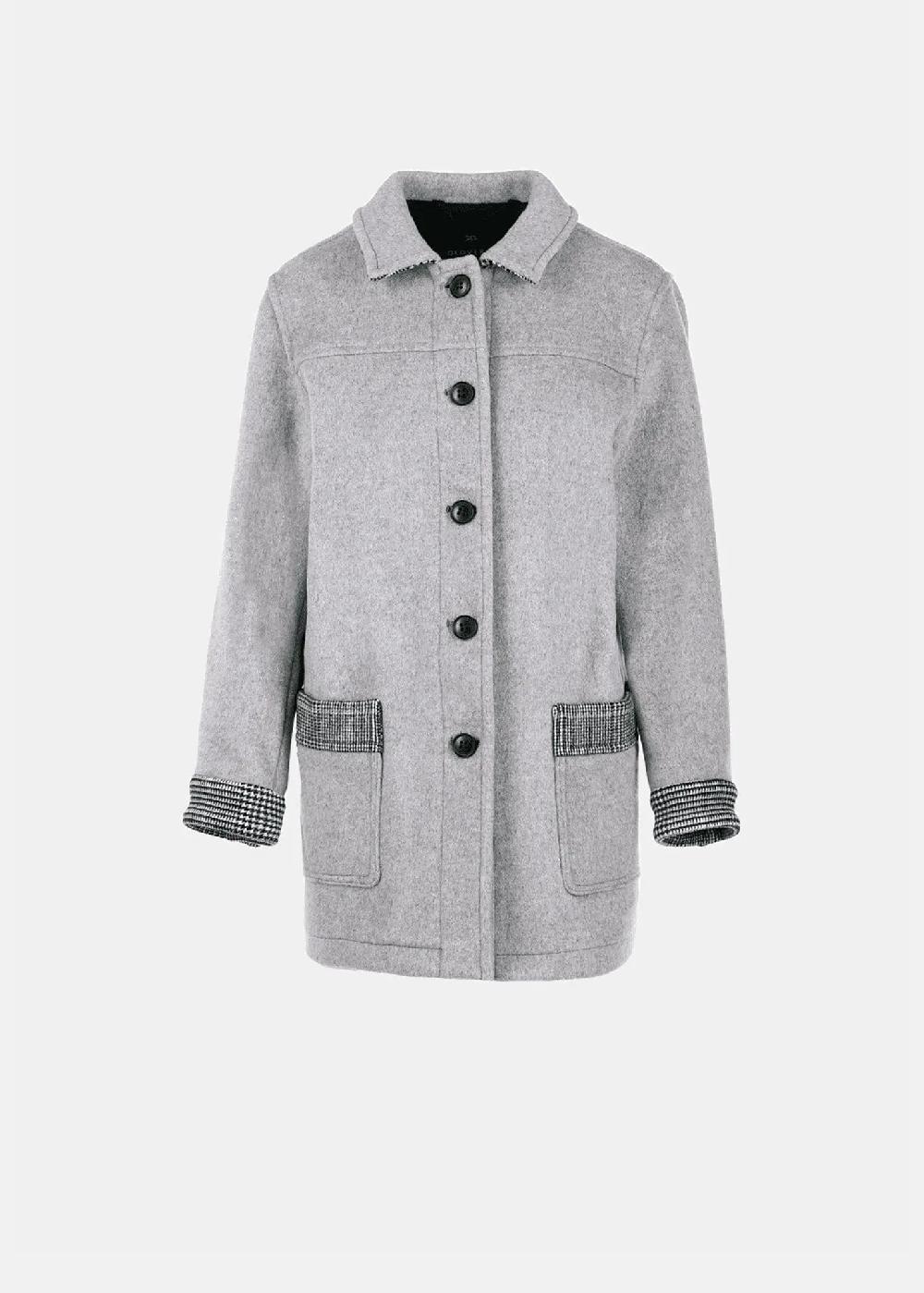 gloverall Women's George Jacket Silver Prince of Wales