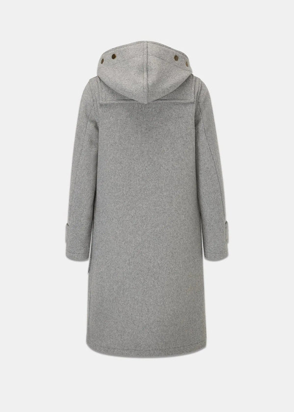 Gloverall Women's Long Slim Fit Morris Duffle Coat Grey (Unlined)