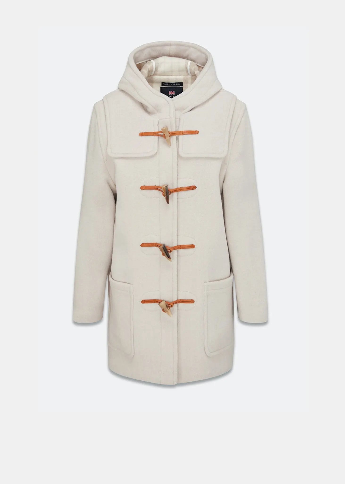 gloverall Women's Melissa Mid-Length Duffle Coat Oyster