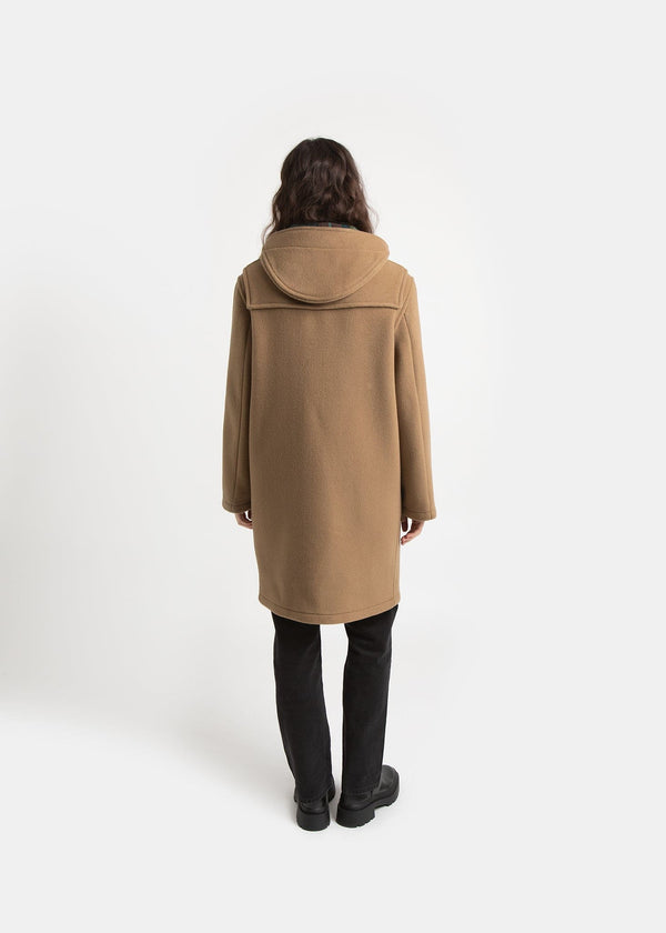 Gloverall Women's Morris Duffle Coat Camel Buchanan
