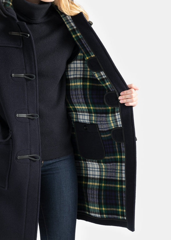 Gloverall Women's Morris Duffle Coat Navy Dress Gordon