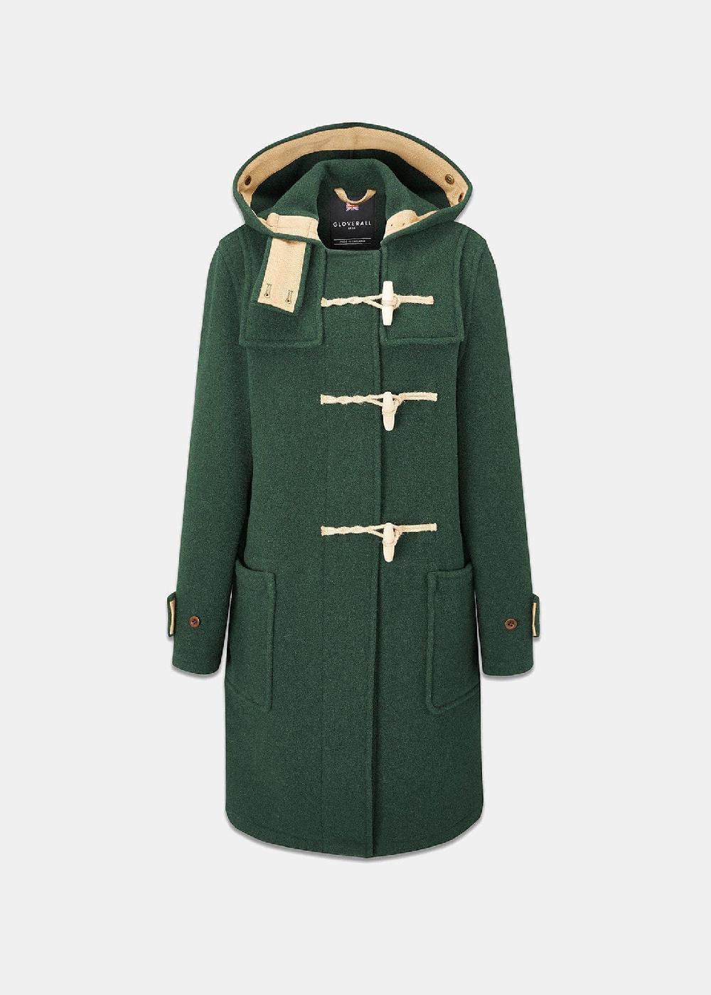 gloverall Women's Original Monty Duffle Coat Pine Green