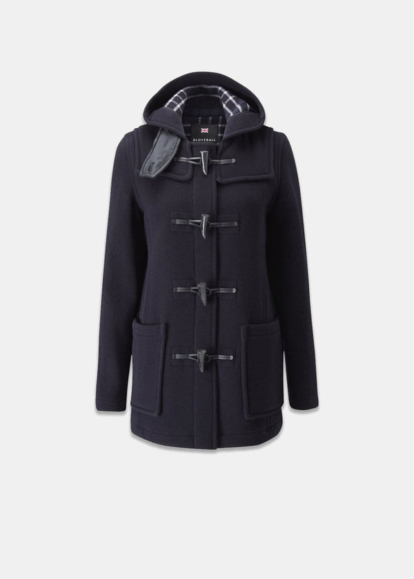 Gloverall Women's Short Slim Fit Morris Duffle Coat FC Navy