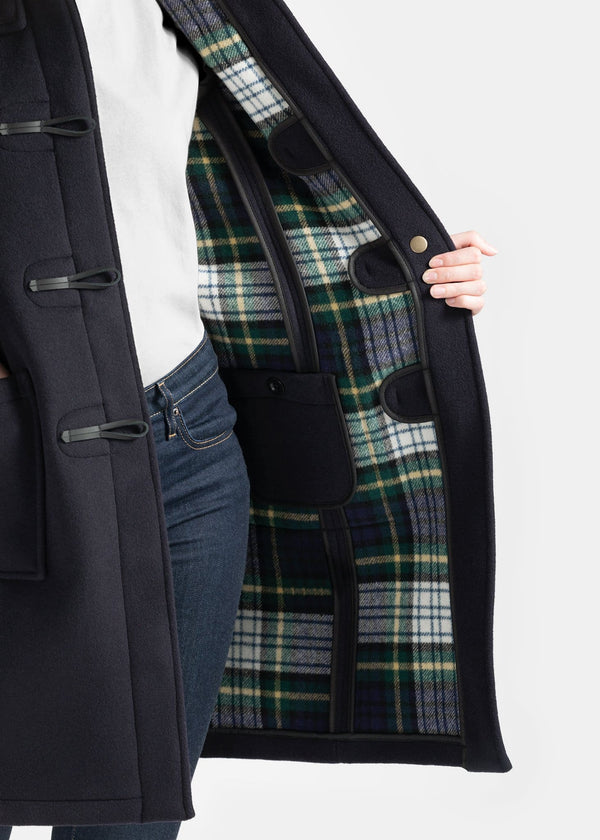 Gloverall Women's Slim Fit Morris Duffle Coat Navy Dress Gordon