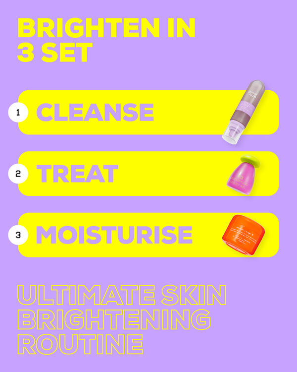 Glow Hub BRIGHTEN IN 3 SET: ULTIMATE SKIN BRIGHTENING ROUTINE