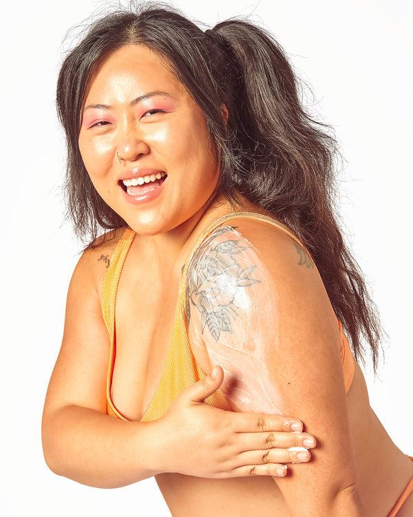 Glow Hub AHA Scrub & Soufflé Body Duo