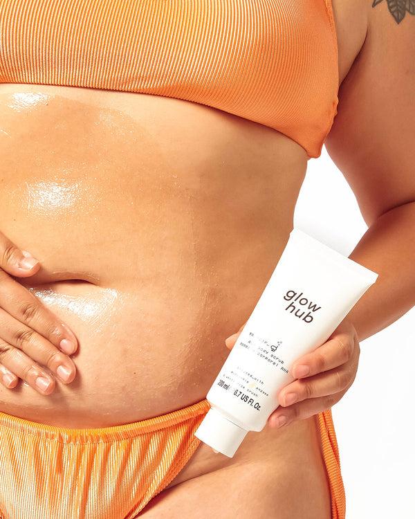 Glow Hub AHA Scrub & Soufflé Body Duo