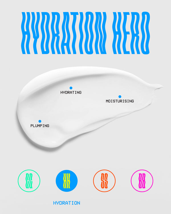 Glow Hub HYDRATION HERO HYDRA_GEL FACE MASK