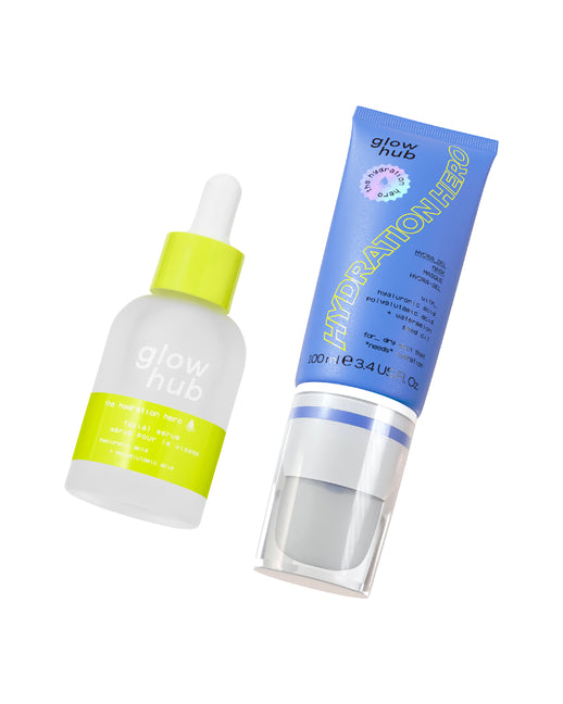 glow hub HYDRATION HERO SERUM & MASK DUO