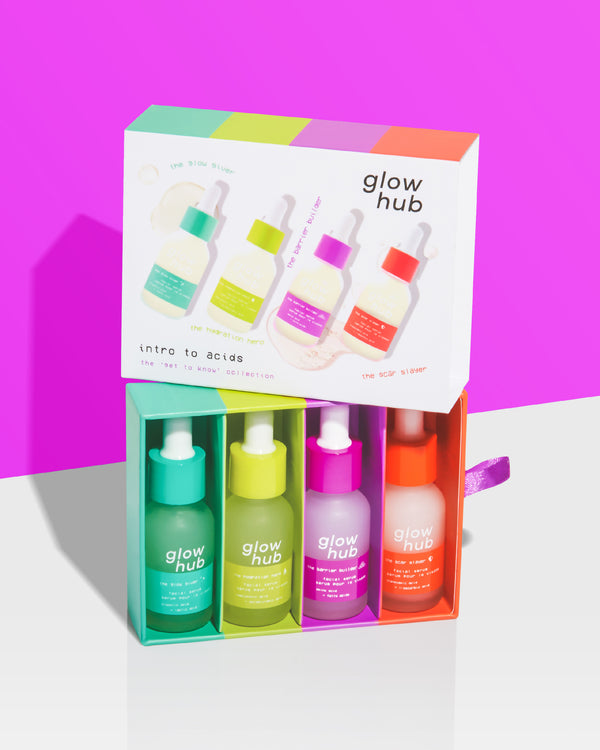 Glow Hub Intro To Acids Mini Skincare Set