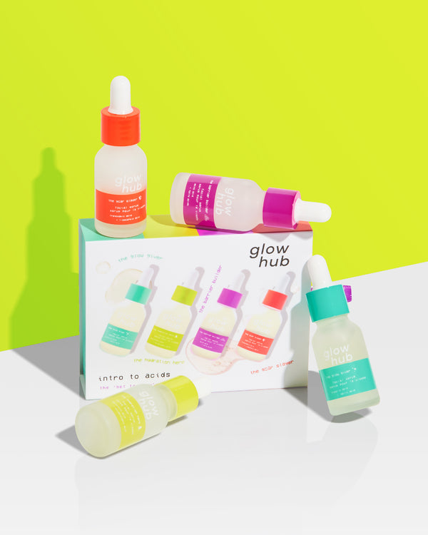 Glow Hub Intro To Acids Mini Skincare Set