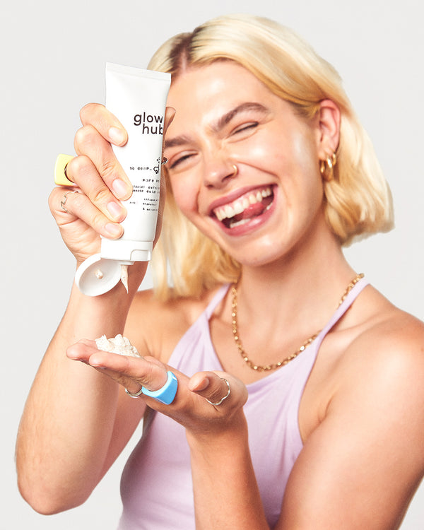 Glow Hub Pore Polish Facial Exfoliator