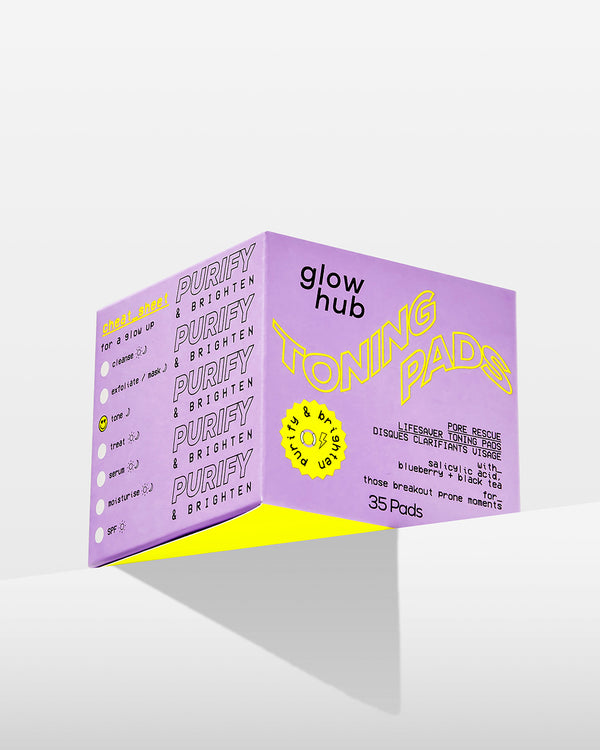 Glow Hub Purify & Brighten Pore Rescue Toning Pads