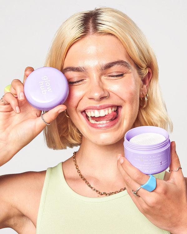 Glow Hub Purify & Brighten Pore Rescue Toning Pads