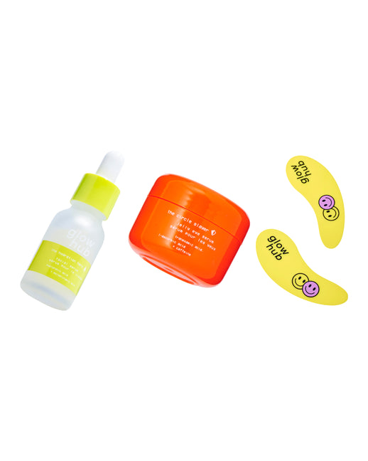 glow hub RESTORE + RESCUE_TIRED EYES SET