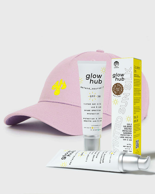 glow hub Stress_free SPF & Cap Duo