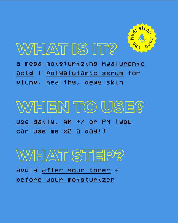 Glow Hub The Hydration Hero Serum
