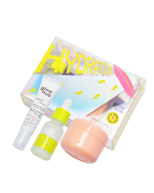 glow hub HYDRATION: MOISTURE MEGASTARS - Hydrate & Plump Trio